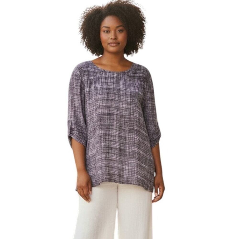Worthington Boat Neck Tunic Top, Women's Size XL